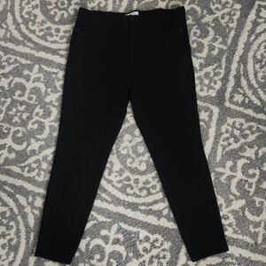Calvin Klein Black Slim Fit High Waisted Jeggings. XL